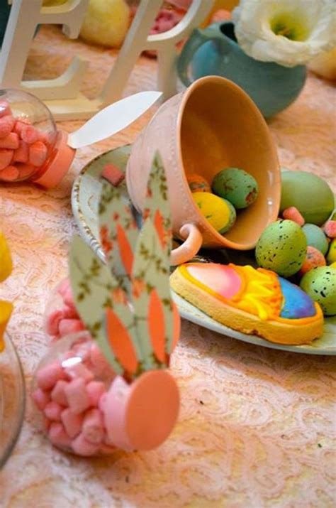 Elegante Candy Bar De Pascuas Estilo Shabby Chic Ideas Deco Fiestas