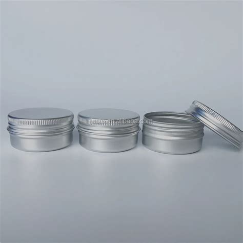 30 Ml Aluminum Tin Jars 1 Oz Gram Jar Cosmetic Sample Metal Tins Empty Container Round Pot Screw