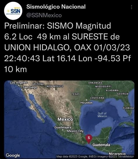 Primero Editores On Twitter Tiembla En Tabasco Se Percibe Sismo En