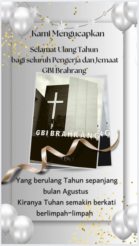 Selamat Ulang Tahun Gbi Brahrang