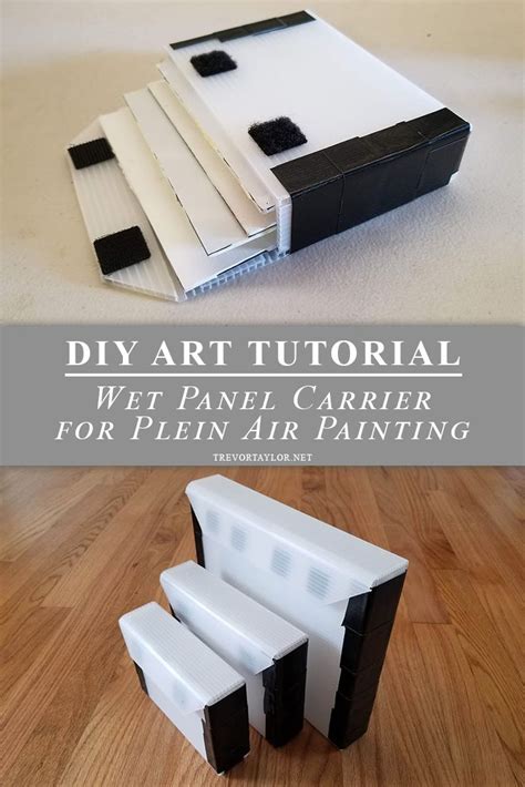 Diy Wet Panel Carriers For Plein Air Painting Plein Air Easel Plein