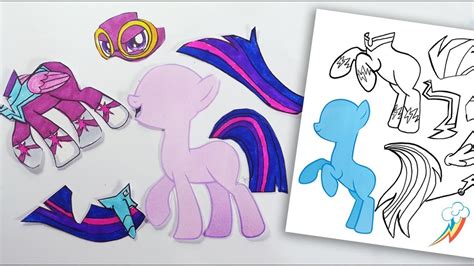 Create A Pony Mlp Power Ponies Custom Coloring For Kids My Little