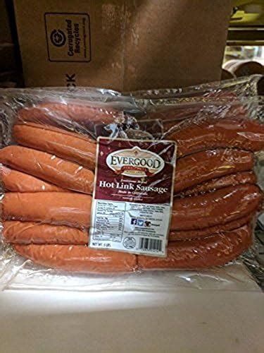 Evergood Hot Link Sausage 2 Lb 2 Pack C Grocery