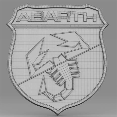 Abarth Logo 3D Model By 3d Logoman