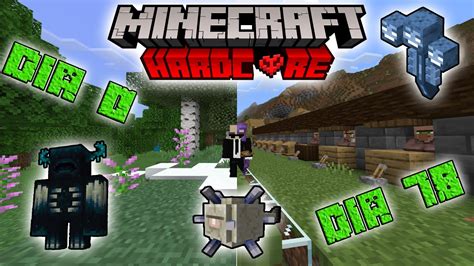 Sobrevivi Dias En Minecraft Bedrock Hardcore Cap Youtube