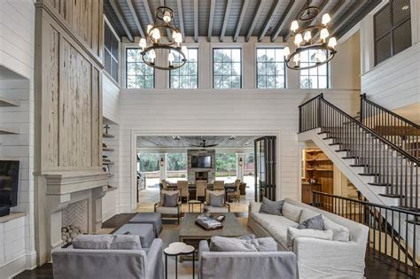 95 Breathtaking Interior Design Two Story Living Room Trend Of The Year