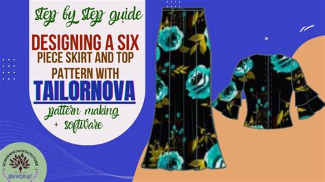 DIY Fashion Designing A Custom Six Piece Skirt And Top Using