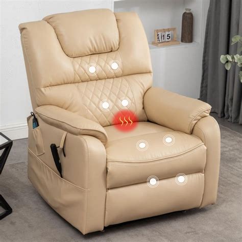 Latitude Run® Best Choice Oversized Power Lift Recliners For Elderly Faux Leather Recliners