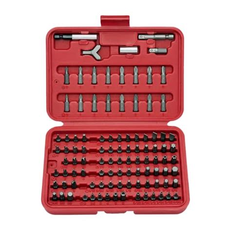 NEIKO 10048A Security Bit Set 100 Piece Set Cr V Steel 1 4 Inch