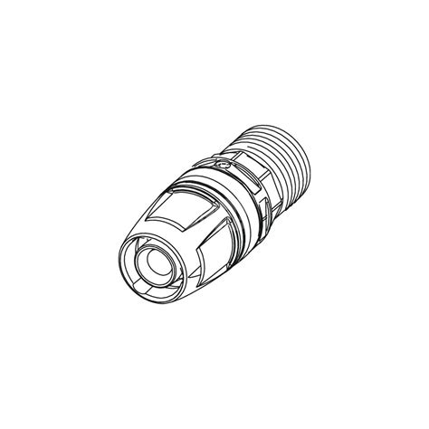 Nypel TECE TECELOGO Dwuczęściowy mosiądz 16mm x 1 2 PZ x GZ