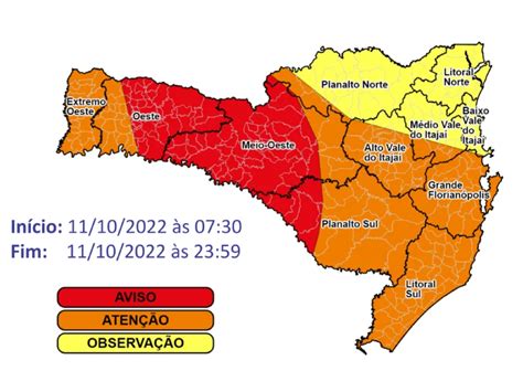 Sc Tem 18 Desabrigados E 70 Desalojados Por Chuvas