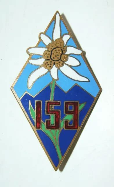 INSIGNE 159 REGIMENT D INFANTERIE ALPINE Arthus Bertrand Déposé EUR