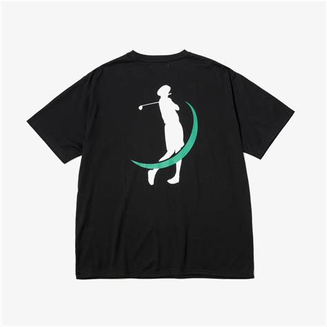 Golf Swing Logo Tee Black Xxiii Cest Vingt Trois