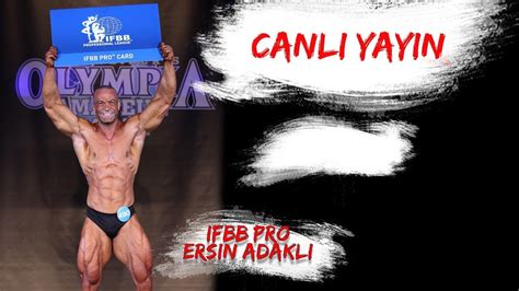 Özgür Gerçel IFBB PRO Ersin Adaklı Canlı Yayın YouTube