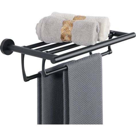 Porte Serviettes Salle De Bain 40 Cm Porte Serviettes Mural Double