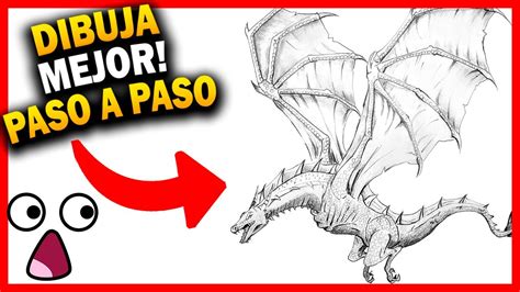 Como Un Dragon Facil Paso A Paso Realista Dibujos De