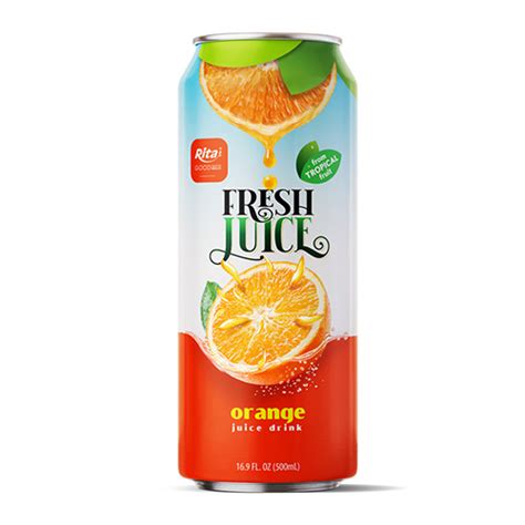 Fresh Orange Fruit Juice Good Taste Rita Beverage