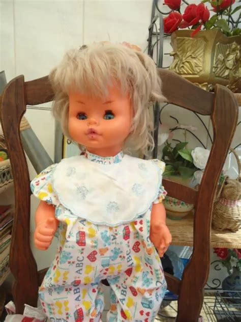 Poupee Gege De Cm Blonde Aux Yeux Bleus Dormeurs Eur Picclick Fr
