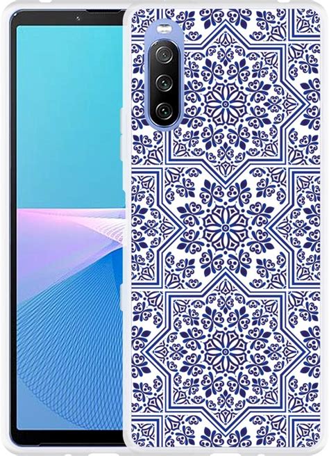 Cazy Hoesje Geschikt Voor Sony Xperia 10 III Delfts Blauw II Bol