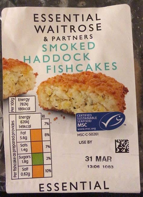 Smoked Haddock Fish Cake Essential Waitrose