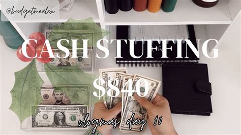 Vlogmas Cash Stuffing Dave Ramsey Inspired Zero Based