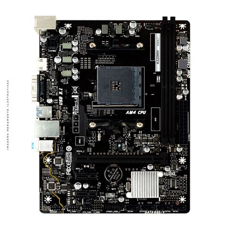 Placa Mãe Biostar Chipset AMD A320 AMD AM4 Techno Space