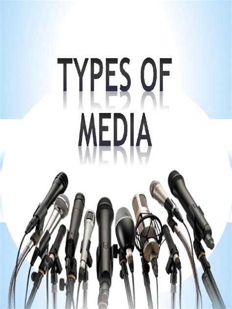 4 Types of Media | PDF | Mass Media | Radio