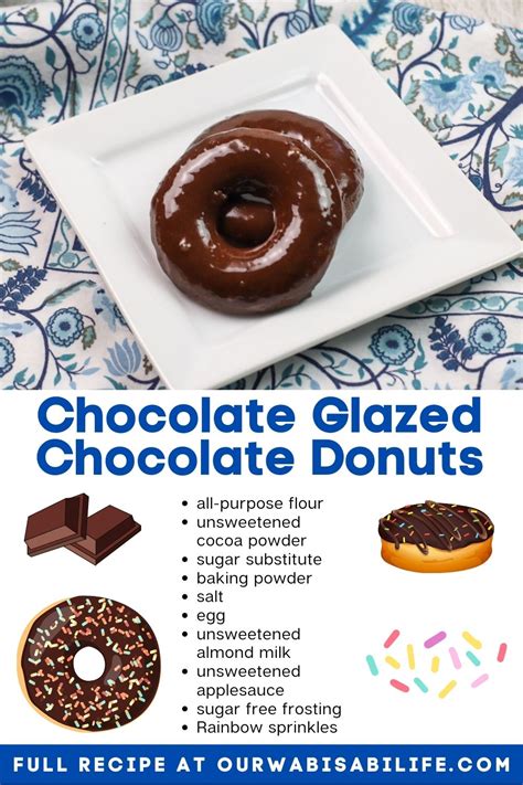 How To Make Chocolate Glazed Chocolate Donuts Recipe Our Wabisabi Life