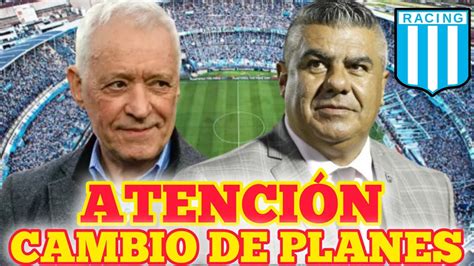 ATENCIÓN RACING UN CAMBIO DE PLANES QUE PUEDE MODIFICAR TODO NOTICIAS