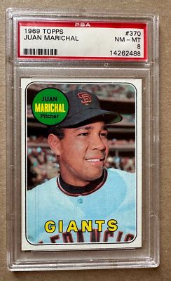 Topps Juan Marichal Giants Hof Psa Ebay