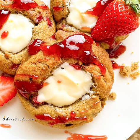 Strawberry Cheesecake Cookies Adore Foods