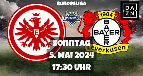 Eintracht Frankfurt Bayer Leverkusen Fußball Bundesliga live am 05