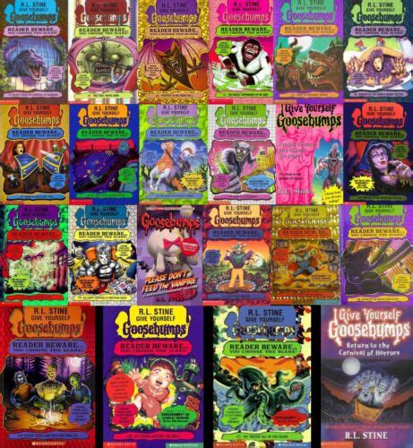 Complete Set Series Lot Of Give Yourself Goosebumps Books By R L