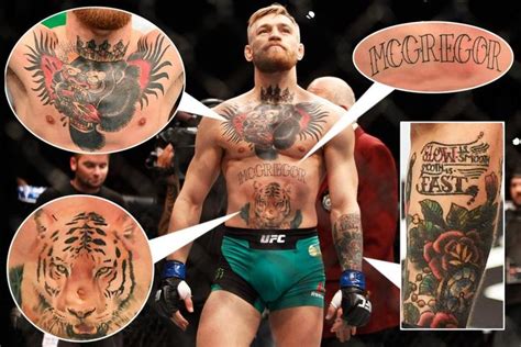 Conor Mcgregor S Tattoos Include Arabic Writing He Got While Drunk In