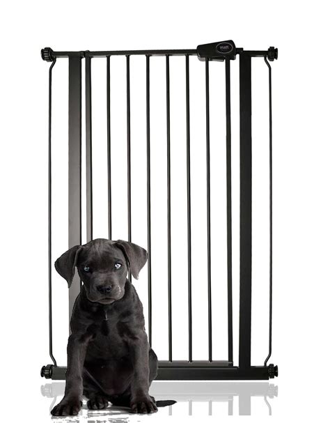 Bettacare Premium Extra Tall Indoor Outdoor Pet Dog Gate Matt Black 75 ...
