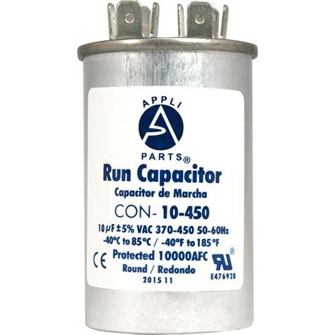 Appli Parts Condensador Capacitor De Marcha 10 Mfd UF Microfaradios