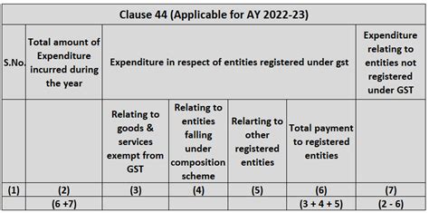 Clause Of Tax Audit Report Complete Understanding