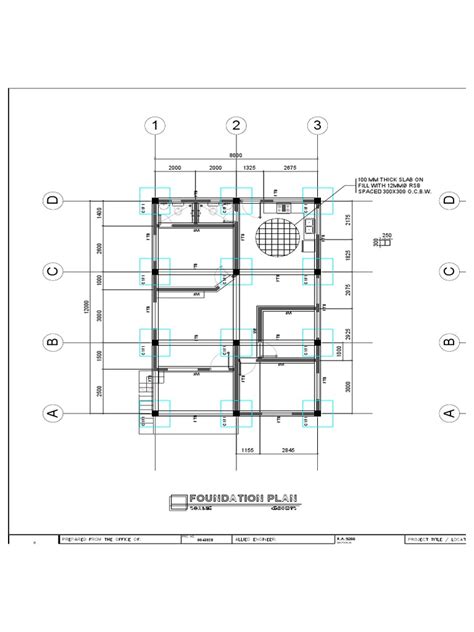 Foundation Plan Pdf
