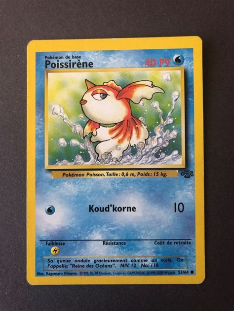 Jungle Poissir Ne Fr Wizards Carte Pokemon Vintage Kaufen Auf