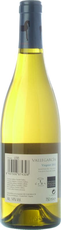 Vallegarcía Viognier 2017 Comprar Vino Blanco Con Crianza Castilla