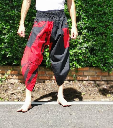 Elastic Waist Samurai Pants Samurai Pants Men S Fahion Harem Pants