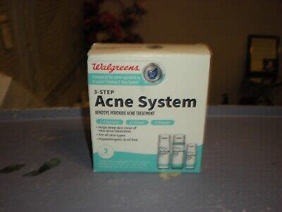 3 Step Acne Treatment System Walgreens Cleanser 4 Oz Toner 4 Oz