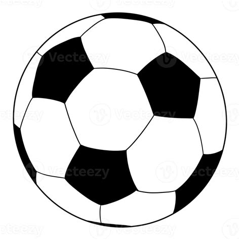 Black And White Soccer Ball 15736350 PNG