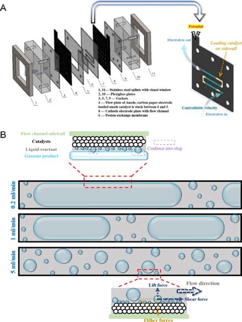 Fig A Assembly Diagram Of Mer And Illustration Of Cathode