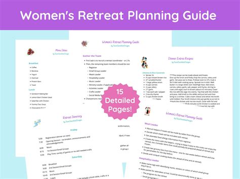 How To Plan A Retreat Womens Church Retreat How To Organize A