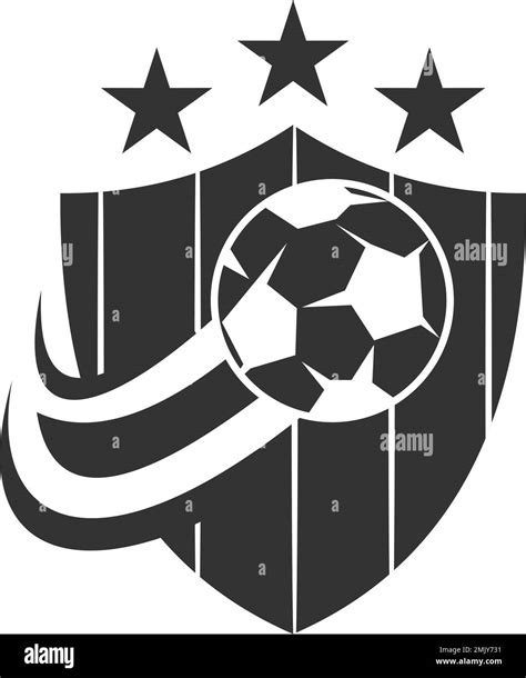 Soccer Football Logo Template Icon Illustration Brand Identityisolated