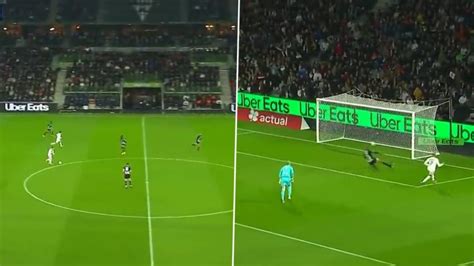 Lionel Messi Produces Stunning Assist To Set Up Kylian Mbappe From His Own Half During Psgs 21