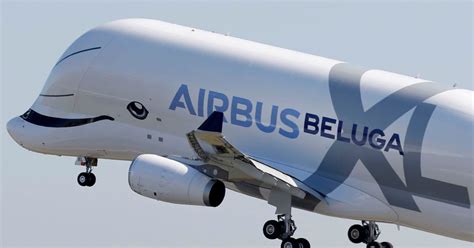 Whale In The Sky Makes Maiden Voyage As Airbus Beluga Xl Departs