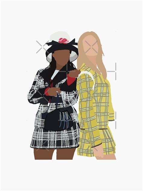 Clueless Cher And Dionne Sticker For Sale By Avital123 Redbubble