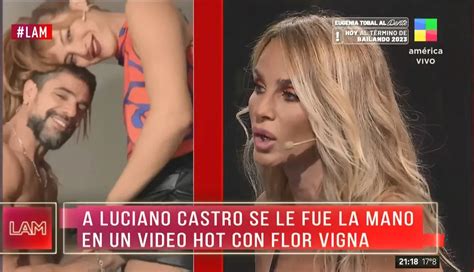 Flor Vigna rompió el silencio sobre el polémico video con Luciano